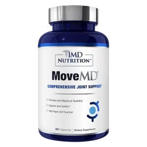 Experience smoother movement and improved joint health with 1MD Nutrition MoveMD's doctor-formulated solution.