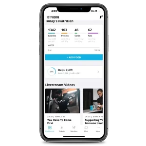 1st phorm app helps you keep track of your macros, daily workouts, daily live streams, and a community that focuses on helping you reach your goal.