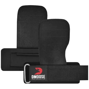 Grip heavy lifts with confidence using DMoose CrossFit Lifting Grips for improved performance in high-intensity workouts.