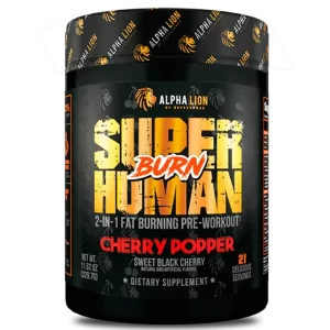 Alpha Lion Superhuman Burn Juice is a 2-in-1 fat-burning pre-workout that's specially crafted to enhance your calorie burning while boosting training intensity.