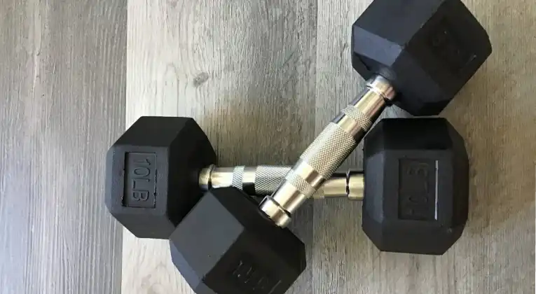 Durability and designing of BalanceFrom barbell 10 pound hex dumbbell set.