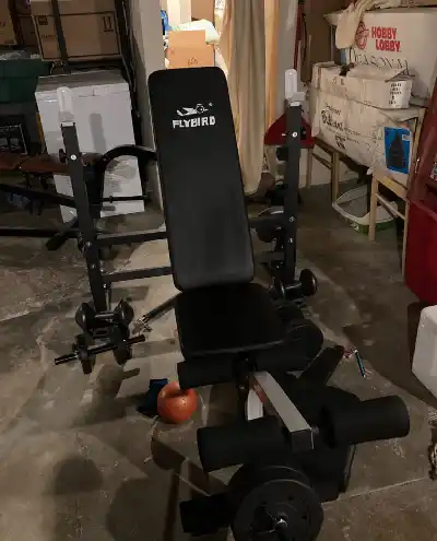 construction of The FLYBIRD Olympic Weight Bench