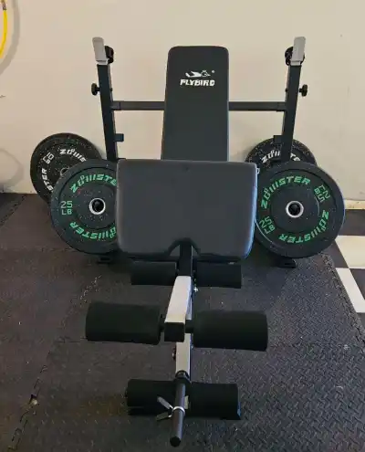 how actually the FLYBIRD Olympic Weight Bench looks like?
