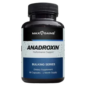 Max Gains specialized formulas Anadroxin cater to various bodybuilding needs using safe, natural ingredients to maximize your training efforts.