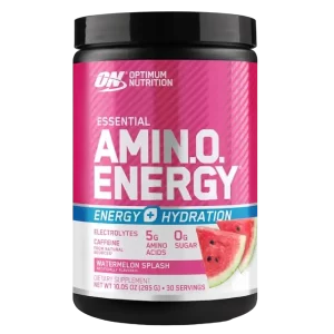 Get a natural energy boost, aid muscle recovery, and support electrolyte balance with Optimum Nutrition Essential AMINO Energy + Electrolytes anytime you need it.