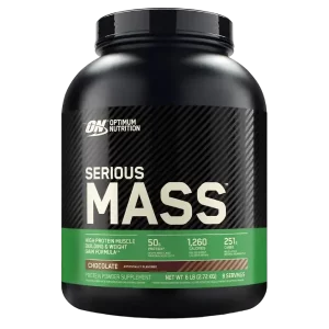 OPTIMUM NUTRITION Serious Mass provides the ultimate solution for muscle building and weight gain goals.
