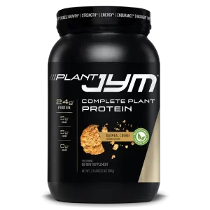 Fuel your body with Plant JYM: a premium, dairy-free protein powder packed with BCAAs, perfect for vegans.
